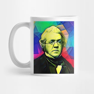 William Makepeace Thackeray Colourful Portrait | William Makepeace Thackeray Artwork 5 Mug